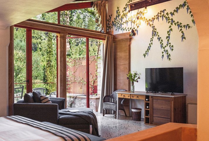 Finca Ca N'Ai Bio Retreat - Wohnbeispiel Juniorsuite Superior (Zimmercodierung JS1)
