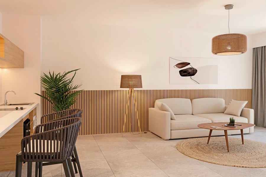 Eu Bahía Pollensa - Wohnbeispiel Apartment-Suite 1 Schlafzimmer Gartenblick (Zimmercodierung A1G)