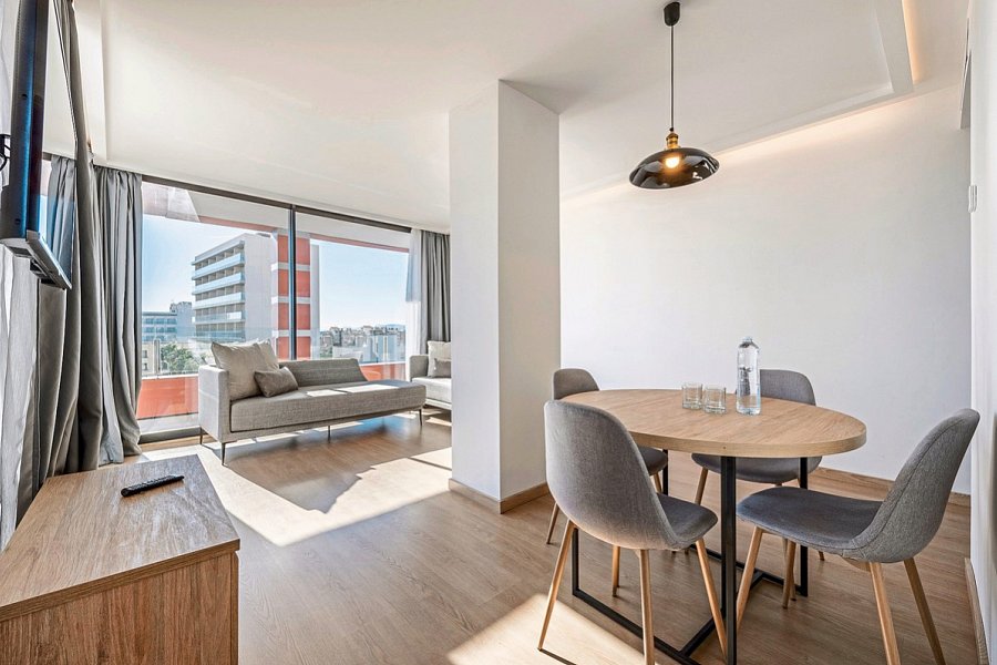 Kyrat Amàrac Suites - Wohnbeispiel Appartement 2 Schlafzimmer (Zimmercodierung OB1)