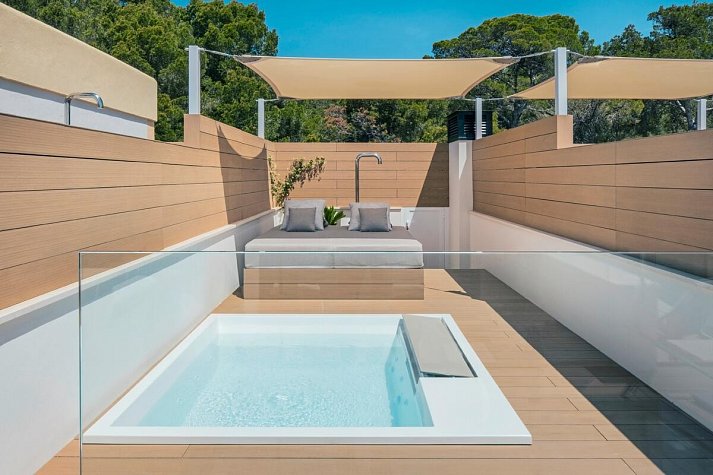 Iberostar Selection Jardín del Sol Suites - Beispiel Terrasse (Zimmercodierungen WO3 & WO4)