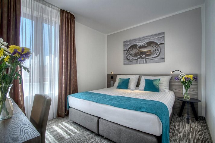 Hotel Páv - Wohnbeispiel Doppelzimmer (Zimmercodierung DB1)