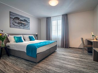 Hotel Páv - Wohnbeispiel Doppelzimmer (Zimmercodierung DB1)