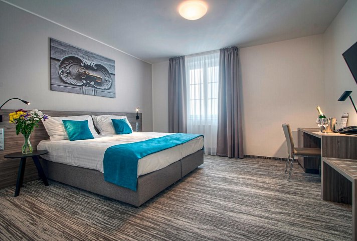 Hotel Páv - Wohnbeispiel Doppelzimmer (Zimmercodierung DB1)