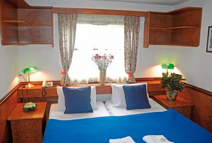 Botel Admiral - Wohnbeispiel Doppelzimmer Standard (Zimmercodierung DG1)