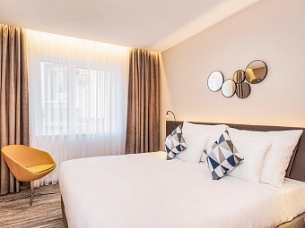CUBE Hotel - Wohnbeispiel Doppelzimmer Superior (Zimmercodierung DS1)