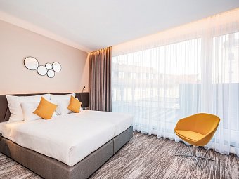 CUBE Hotel - Wohnbeispiel Doppelzimmer Superior (Zimmercodierung DS1)