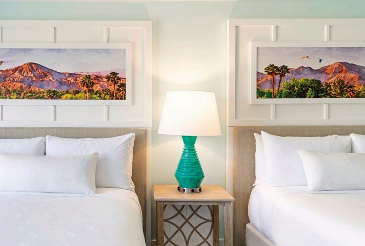 Riviera Resort & Spa Palm Springs - Wohnbeispiel Standard 2 Queen (Zimmercodierung UG4)