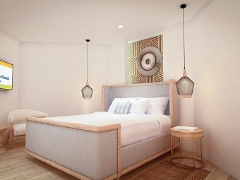 Grand Bávaro Princess - Wohnbeispiel Bungalow Suite (Zimmercodierung BS2)
