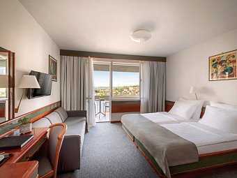 Pineta - Wohnbeispiel Doppelzimmer Premium für 3 Personen (Zimmercodierung DM1)