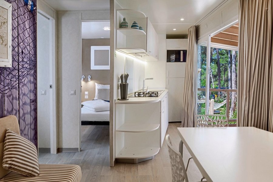 Valamar Camping Lanterna - Wohnbeispiel Marine Home für 4 plus 2 (Zimmercodierung CM1)