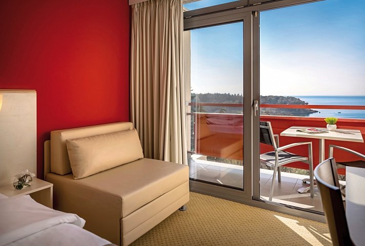 Rubin Hotel - Wohnbeispiel Doppelzimmer Superior Meerseite (Zimmercodierung DSC)