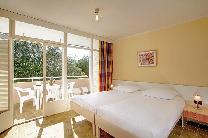 Lanterna Resort - Wohnbeispiel Appartement Sunset für 2 plus 1 Meerseite (Zimmercodierung AB5)
