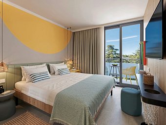 Sunny Porec Hotel by Valamar - Wohnbeispiel Zimmer für 2 (Zimmercodierung DS1)