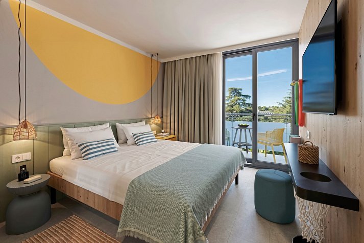 Sunny Porec Hotel by Valamar - Wohnbeispiel Zimmer für 2 (Zimmercodierung DS1)