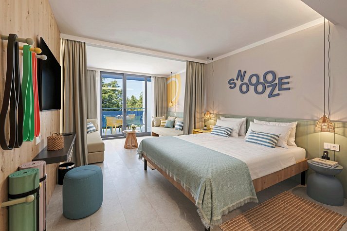 Sunny Porec Hotel by Valamar - Wohnbeispiel Zimmer für 2 plus 2 (Zimmercodierung FB1)