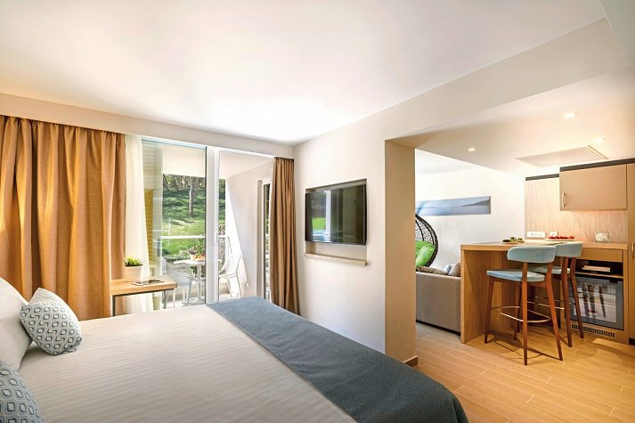 Girandella Resort Valamar Collection Designed for Adults - Wohnbeispiel Juniorsuite für 2 plus 1 (Zimmercodierung JBG)