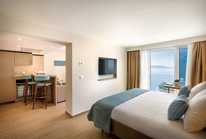 Girandella Resort Valamar Collection Designed for Adults - Wohnbeispiel Juniorsuite für 2 plus 1 Meerblick (Zimmercodierung JBM)