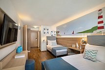 Valamar Bellevue Resort - Wohnbeispiel Zimmer Superior für 2 plus 2 Meerseite (Zimmercodierung FSC)