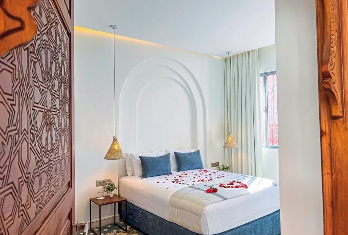 Riad Kech One & Spa - Wohnbeispiel Doppelzimmer Deluxe (Zimmercodierung DD1)