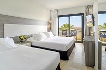 H10 Cambrils Playa - Wohnbeispiel Doppelzimmer Poolblick (Zimmercodierung D1P)