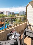 H10 Salou Princess - Balkonbeispiel Doppelzimmer Poolblick (Zimmercodierung D1P)