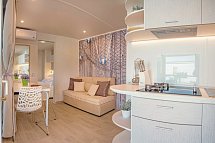 Valamar Camping Baska - Wohnbeispiel Mobilheim Marena Home für 4 plus 2 (Zimmercodierung CM1)