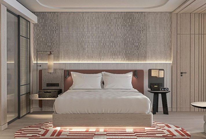 Opatija Marriott Resort & Spa - Modellbild Doppelzimmer Deluxe Meerblick (Zimmercodierung DDM)