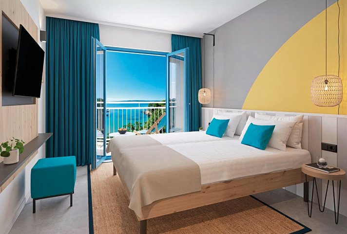 Sunny Krk by Valamar - Wohnbsp. Zimmer für 2 Meerblick (Zimmercodierung D1M)