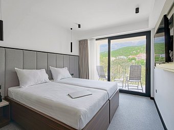 Ad Turres - Wohnbeispiel Doppelzimmer Haupthaus (Zimmercodierung DBU)
