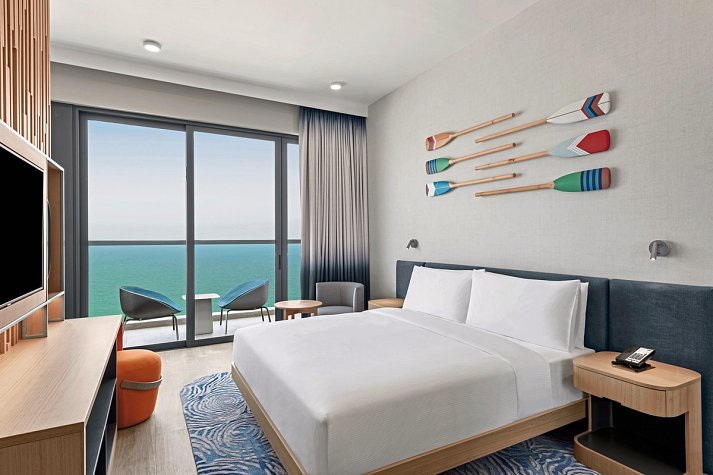 Hampton by Hilton Marjan Island - Wohnbeispiel King/ Queen Guest Room Sea View (Zimmercodierung D1M)