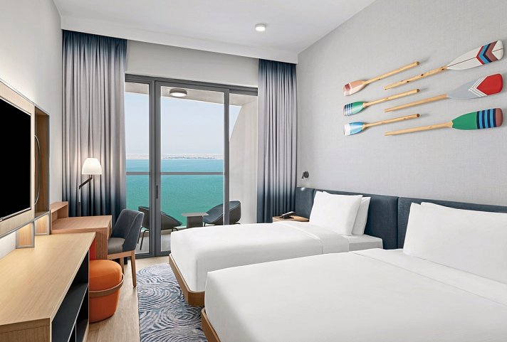 Hampton by Hilton Marjan Island - Wohnbeispiel King/ Queen Guest Room Sea View (Zimmercodierung D1M)