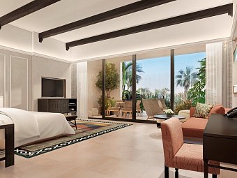 Sofitel Ras Al Khaimah Al Hamra Beach Resort - Wohnbeispiel Luxury King Room Beachfront (Zimmercodierung UU1)