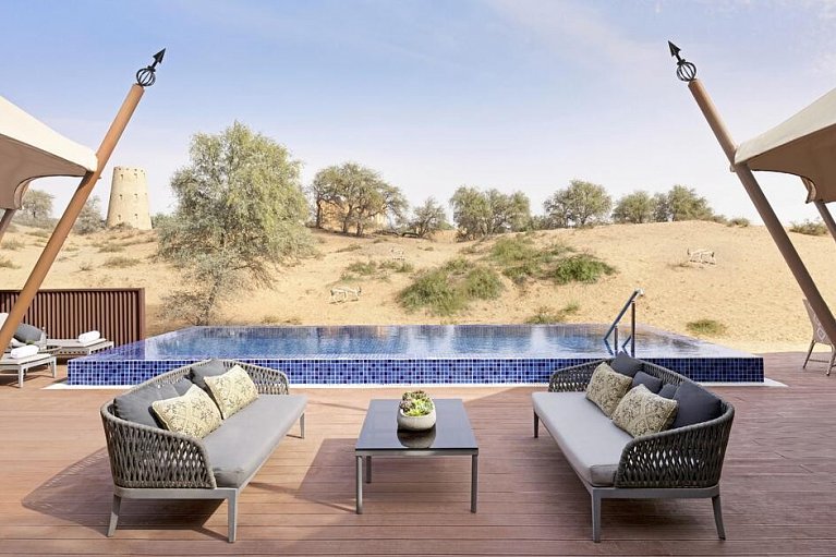 The Ritz-Carlton Ras Al Khaimah, Al Wadi Desert - Wohnbeispiel Al Khaimah Tented Pool Villa (Zimmercodierung VB3)