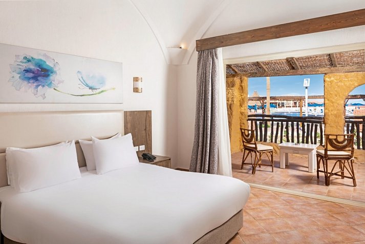 Pickalbatros Portofino Villaggio Resort - Wohnbeispiel Doppelzimmer Standard Poolblick (Zimmercodierungen DGP & DCP)