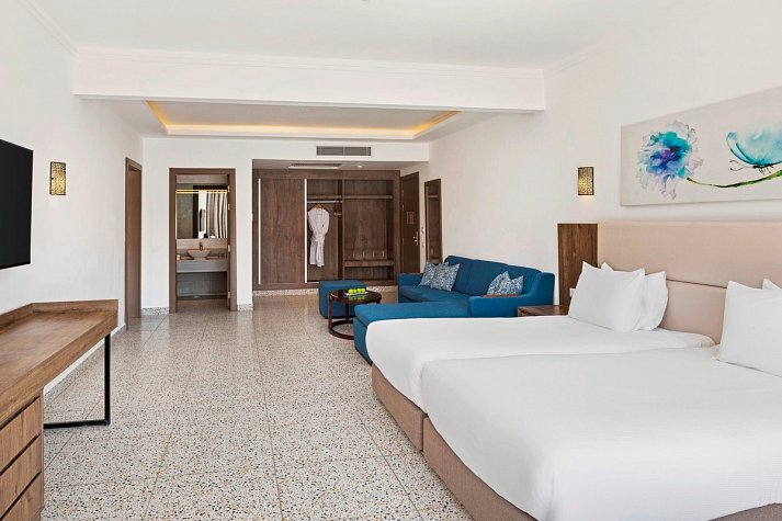 Pickalbatros Portofino Villaggio Resort - Wohnbeispiel Familienzimmer Deluxe Poolblick (Zimmercodierung FDP)