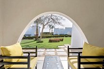Hilton Marsa Alam Nubian Resort - Beispiel Terrasse Doppelzimmer Deluxe Gartenblick (Zimmercodierungen DD4 & DCG)