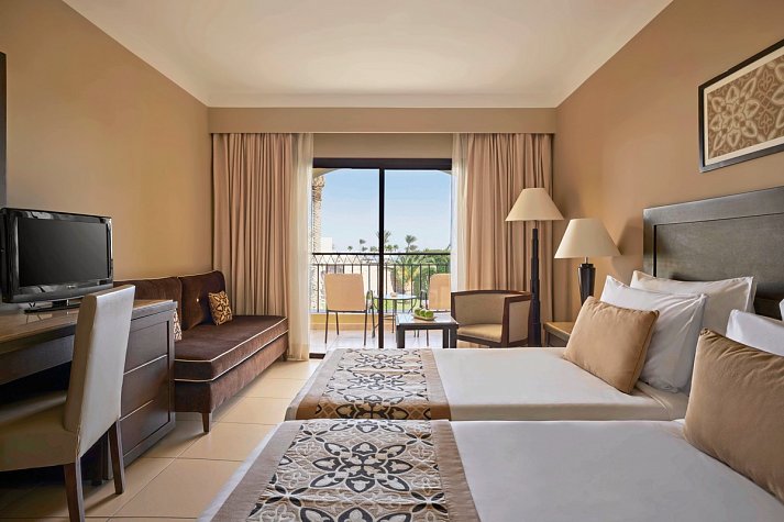 JAZ Neo Dar El Madina - Wohnbeispiel Doppelzimmer Superior Gartenblick (Zimmercodierungen DS1, DCG & DSG)