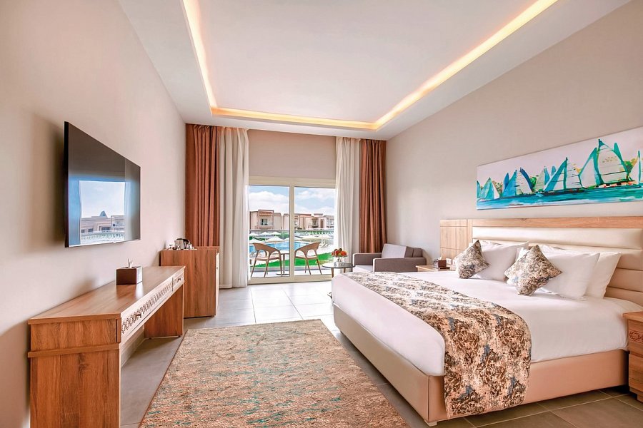 Pickalbatros Sea World Resort - Wohnbeispiel Doppelzimmer Standard Poolblick (Zimmercodierungen DGP & DCP)
