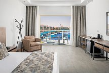 Pickalbatros Sea World Resort - Wohnbeispiel Doppelzimmer Deluxe Poolblick (Zimmercodierungen DDP & DC1)