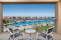 Pickalbatros Sea World Resort - Beispiel Balkon Juniorsuite Poolblick (Zimmercodierung JB1)