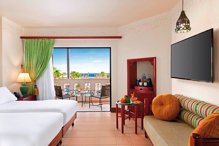 Pickalbatros Oasis Port Ghalib - Wohnbeispiel Doppelzimmer Standard Poolblick (Zimmercodierungen DGP & DCP)
