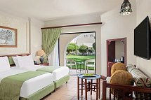 Pickalbatros Oasis Port Ghalib - Wohnbeispiel Familienzimmer Verbindungstür Gartenblick (Zimmercodierungen F1G, F1P & FG1)