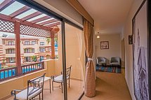 Radisson Individuals Marina Port Ghalib - Beispiel Balkon Doppelzimmer Superior Poolblick (Zimmercodierungen DSP & DCP)