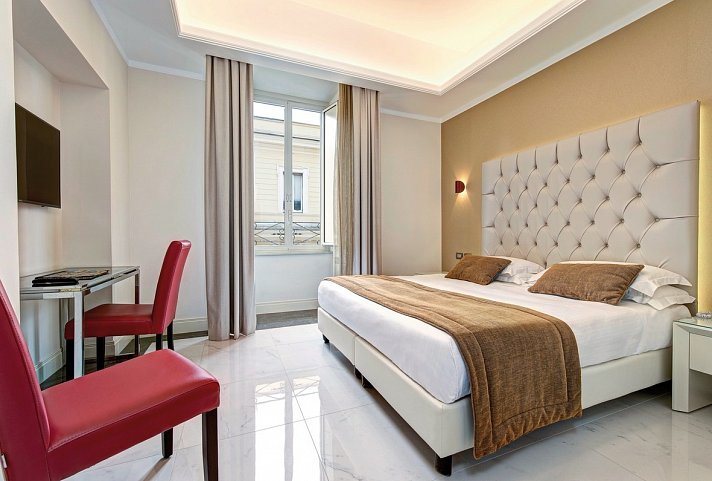 The Marcella Royal Hotel - Rooftop Garden - Wohnbeispiel Doppelzimmer Standard (Zimmercodierung DG1)