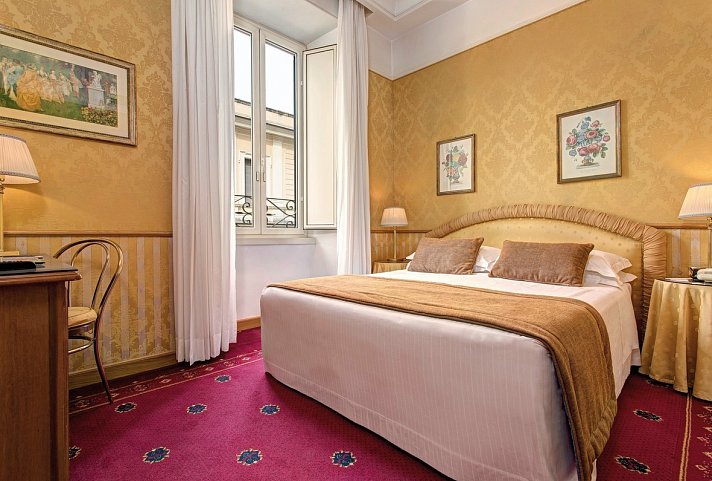 The Marcella Royal Hotel - Rooftop Garden - Wohnbeispiel Doppelzimmer Standard (Zimmercodierung DG1)