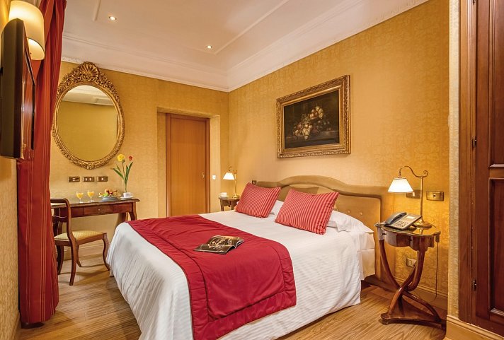 Morgana Hotel - Wohnbeispiel Doppelzimmer Deluxe (Zimmercodierung DD1)