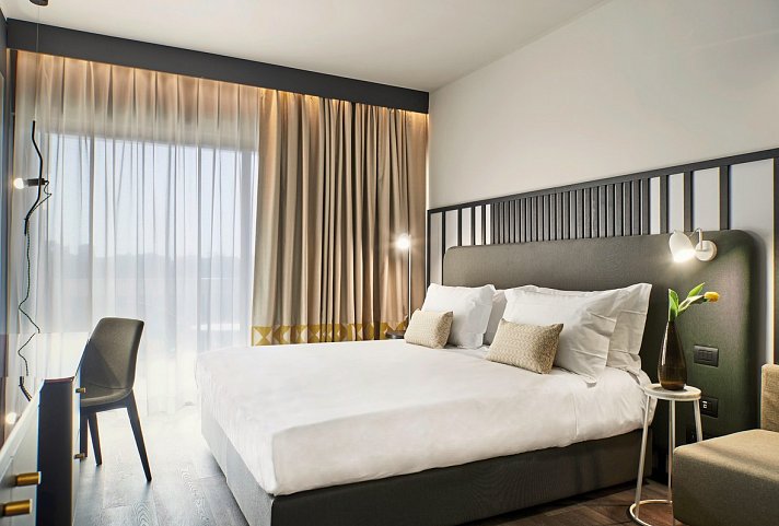 Hotel Villa Pamphili Roma - Wohnbeispiel Doppelzimmer Deluxe (Zimmercodierung DD1)