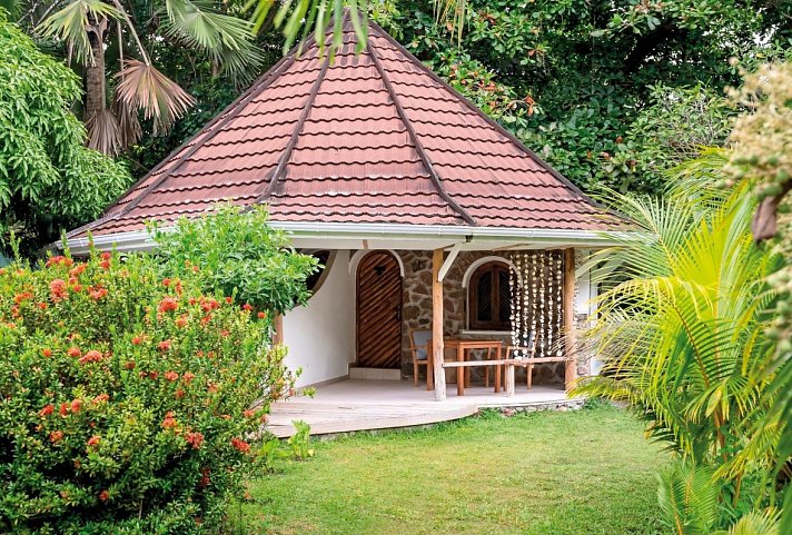 Bliss Hotel Praslin - Wohnbeispiel Eden Garden Charm (Zimmercodierung UB1)