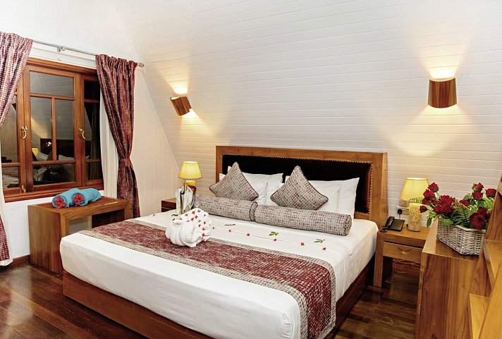 La Digue Island Lodge - Wohnbeispiel Garden Chalet (Zimmercodierung OBG)