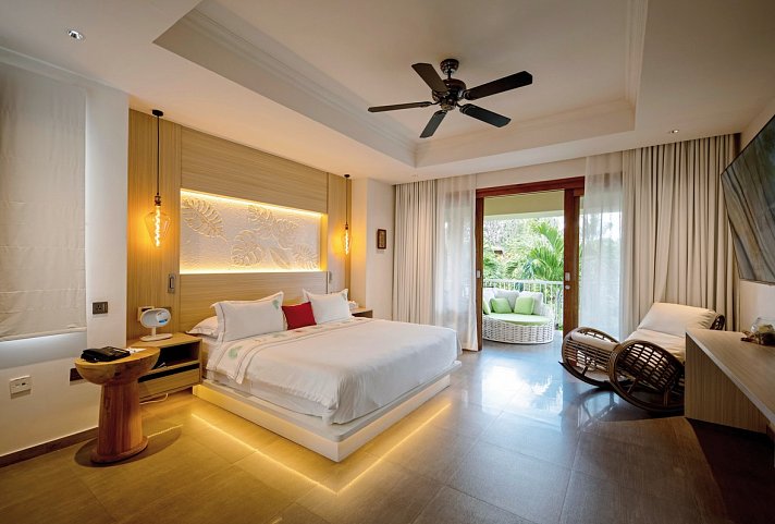 Le Duc de Praslin Hotel & Villas - Wohnbeispiel Superior (Zimmercodierungen US1 & UH2)